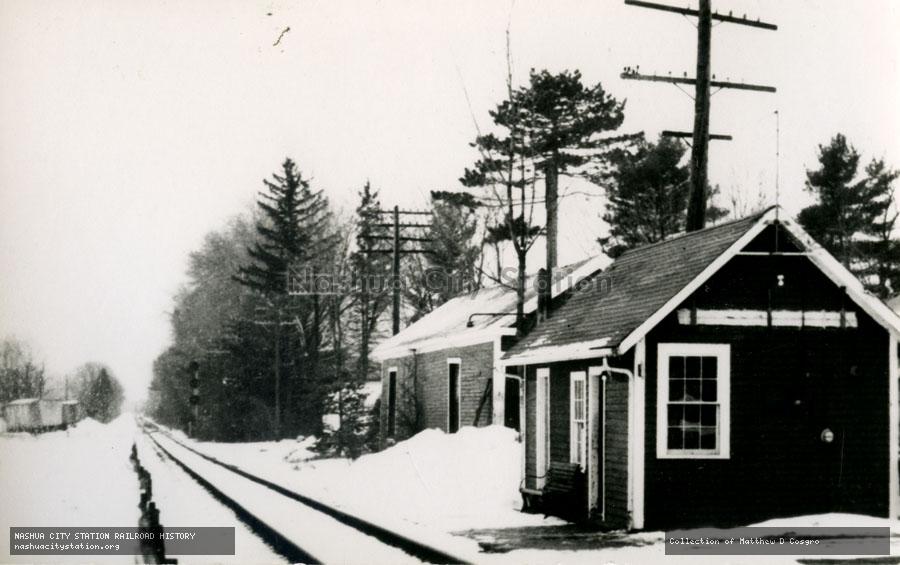 Postcard: Railroad Station, Hamilton-Wenham, Massachusetts
